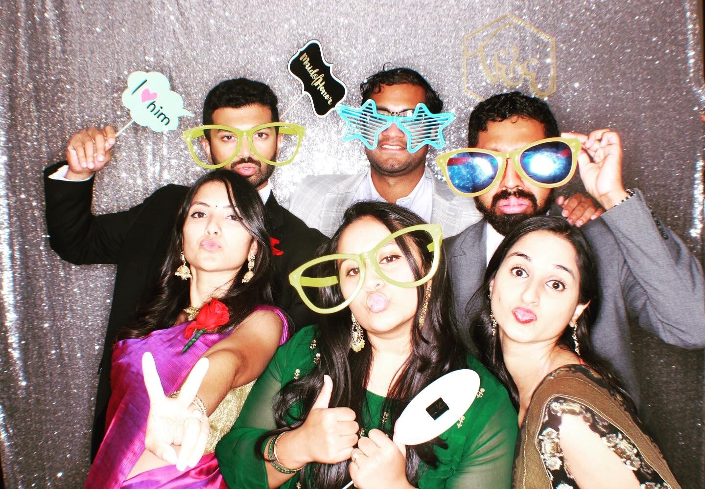 Grab a Prop and strike a pose #SloMoe #wedding #photobooth #chicago
