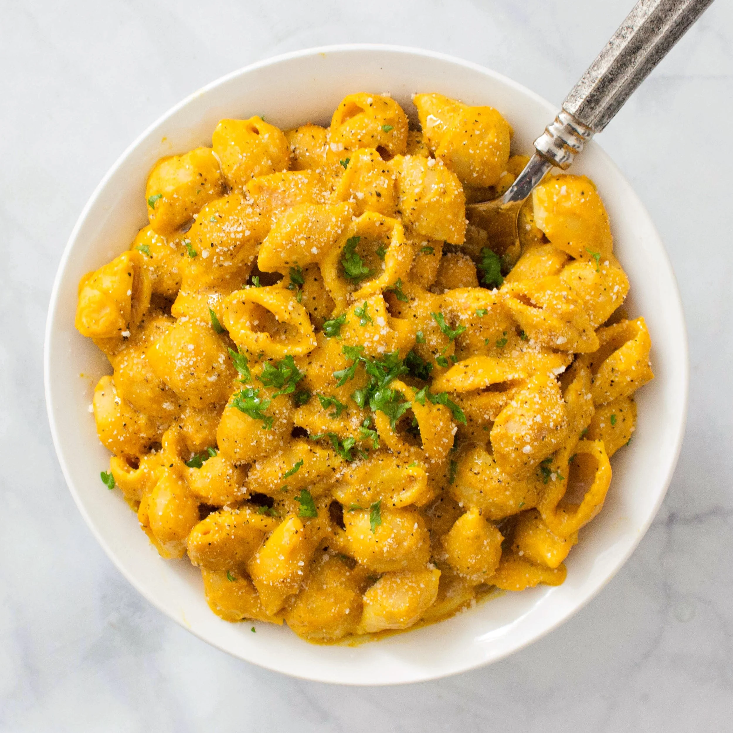 Vegan Pumpkin Mac & Cheese