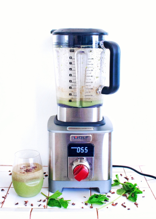 Wolf Gourmet Blender + Matcha Mint Chip Smoothie — Kale Me Maybe