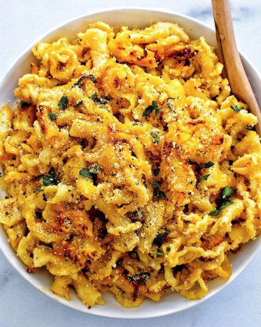 Pressure Cooker Vegan Pumpkin Mac &amp; Cheese