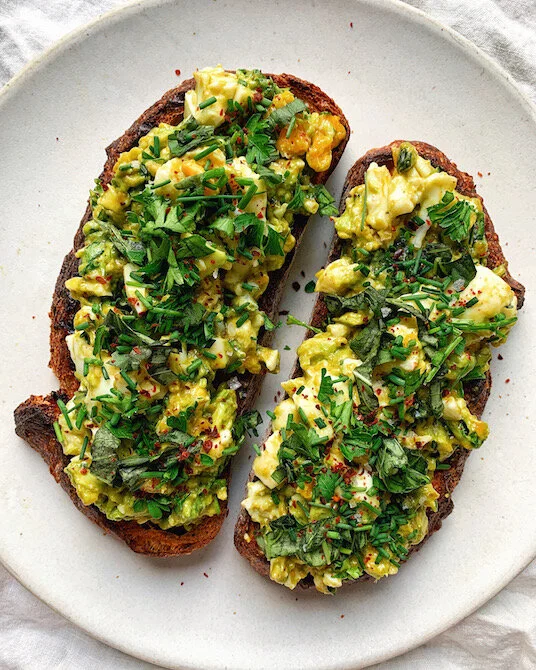Herby Avocado Egg Salad