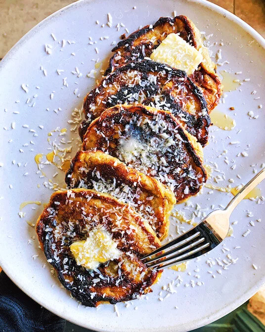 Coconut Banana Pancakes