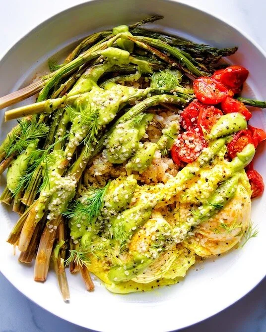 Avocado Basil Hollandaise.