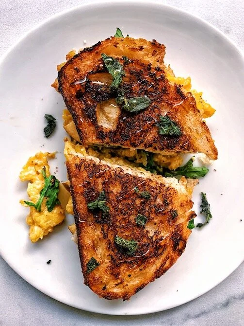 Fall Breakfast Grilled Cheese