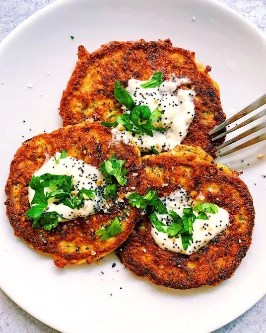 Parmesan Zucchini Pancakes