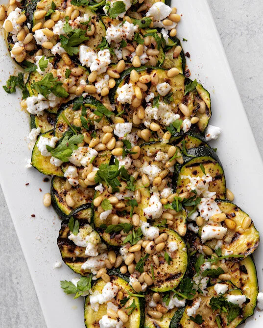 Lemon Grilled Zucchini