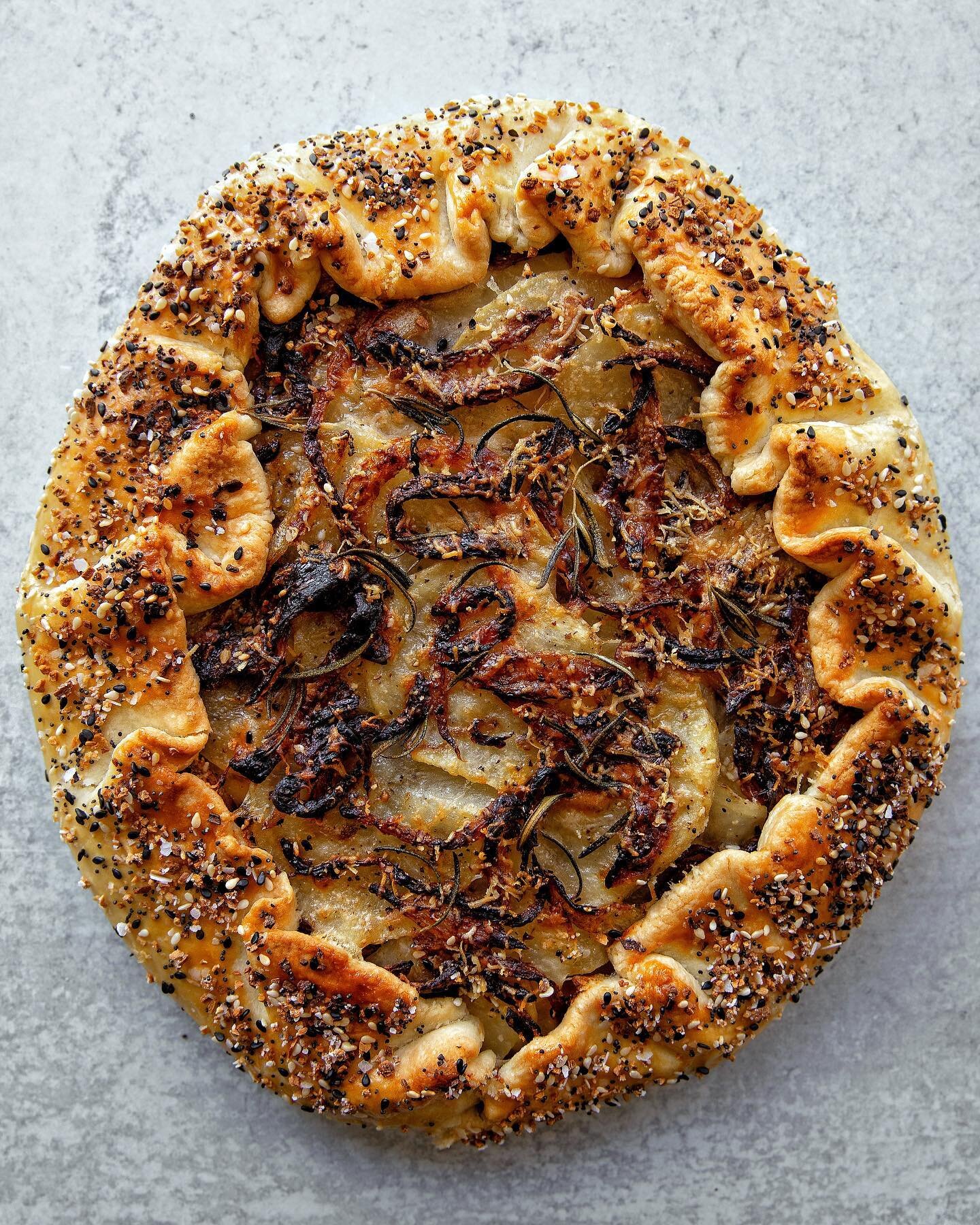 Potato, onion, and goat cheese galette with Parmesan and fresh rosemary!

I really don&rsquo;t have much to say other than I&rsquo;m on a galette kick and can&rsquo;t stop, won&rsquo;t stop!! Recipe on the blog today