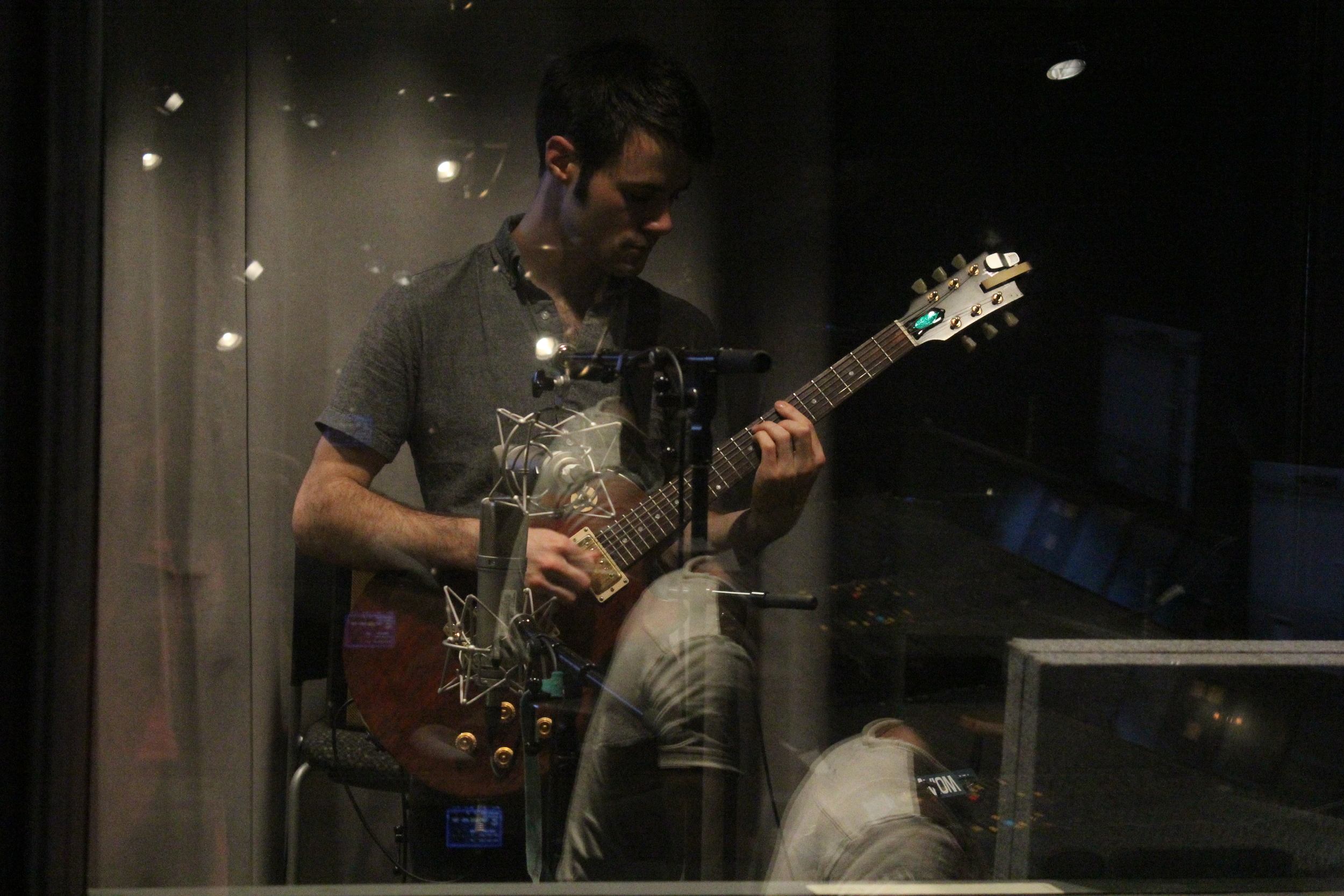 Chris Frank on guitar