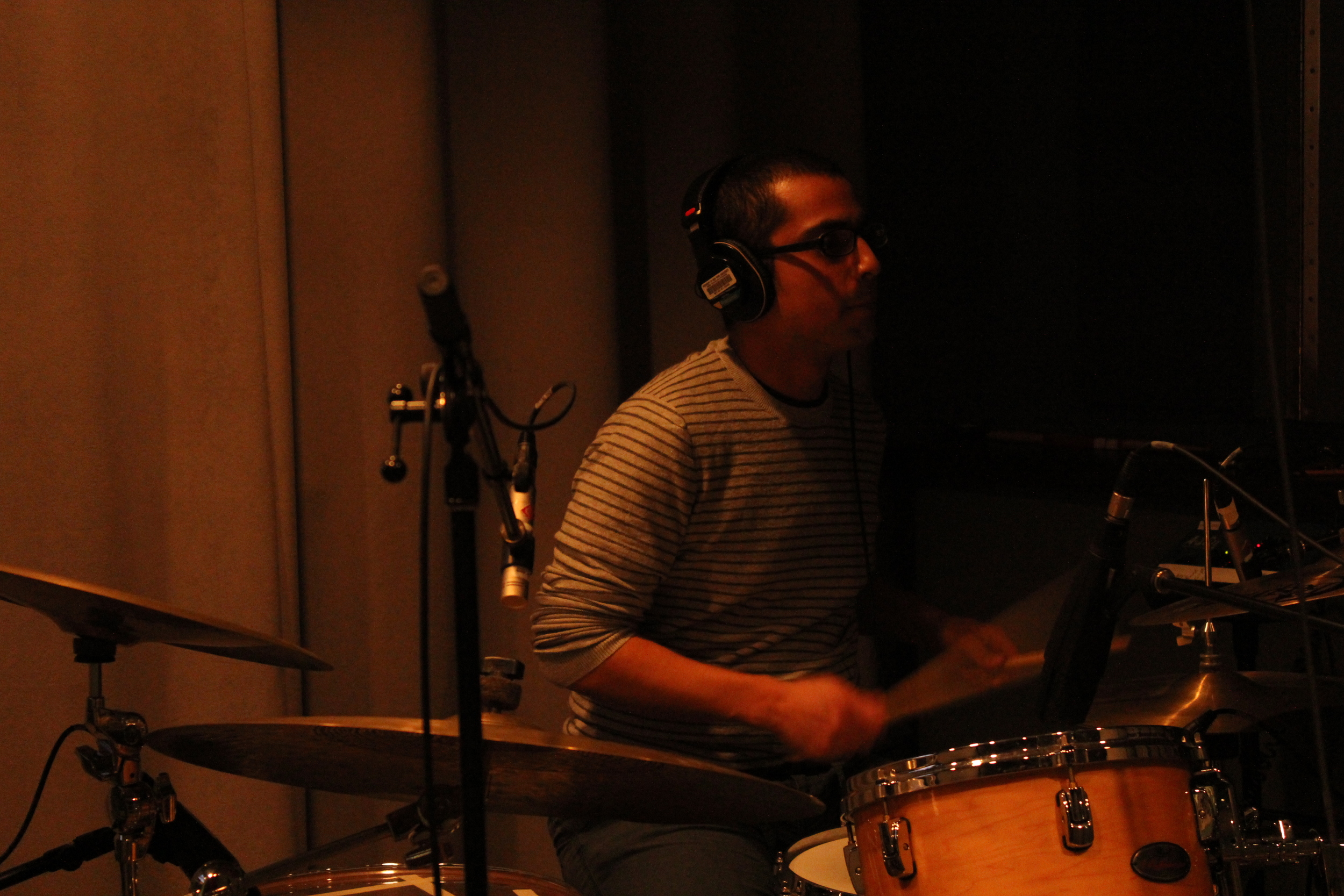 Diego Maldonado on drums