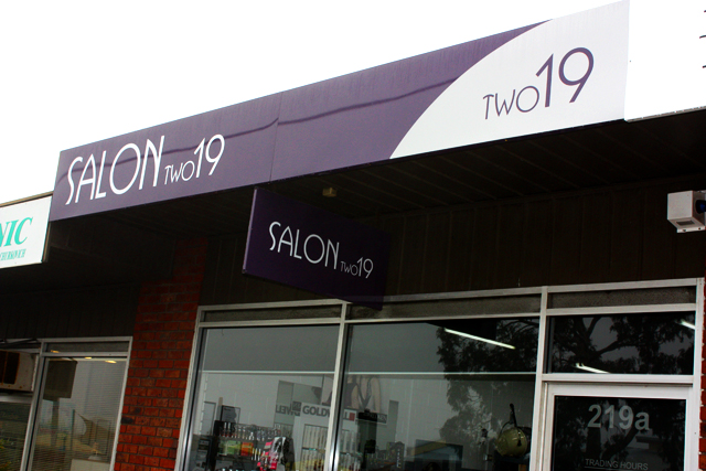 Salon Two19 signs Geelong.JPG