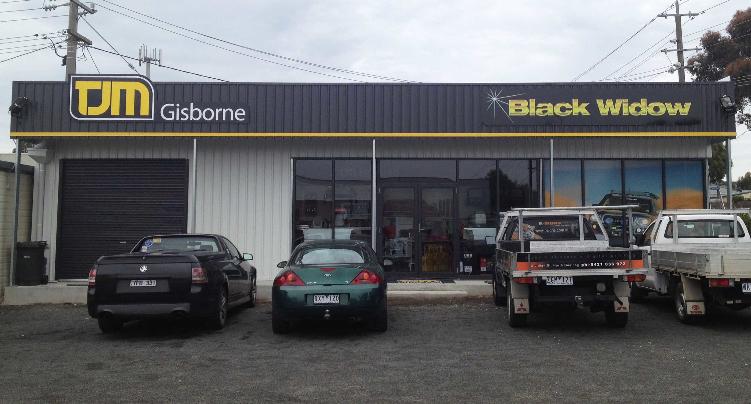 TJM Black Widow Gisborne 1 Signs Geelong.jpg