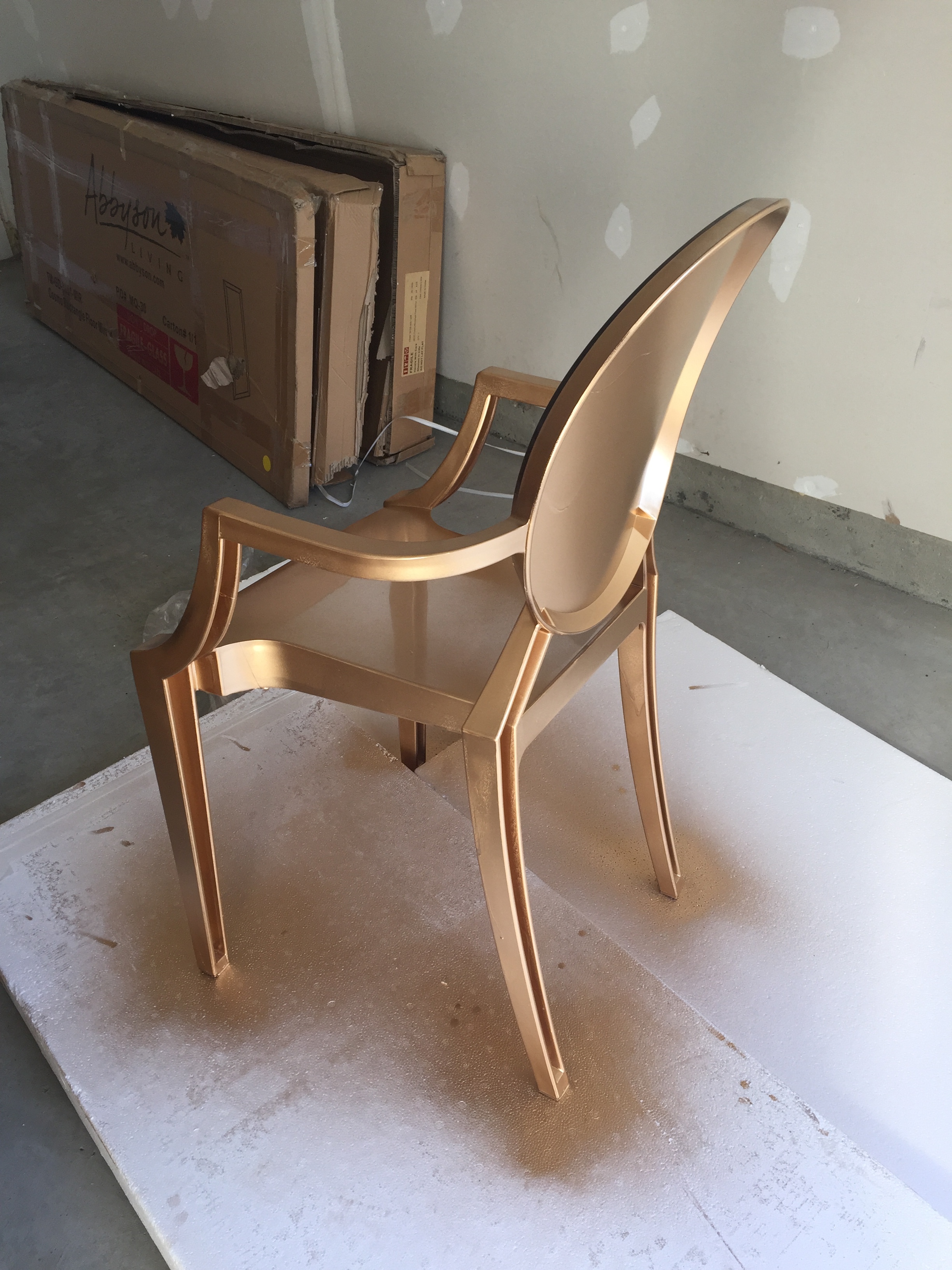Two cans of Testor's Metallic gold spray paint, $4.99