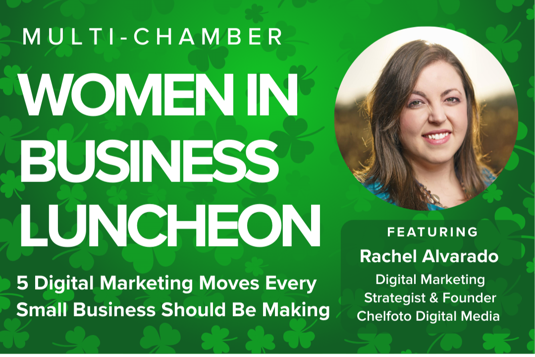 Edgebrook-Sauganash, Lincolnwood & Morton Grove Chambers of Commerce event with Rachel Alvarado Speaking, Owner of Chelfoto Digital Media