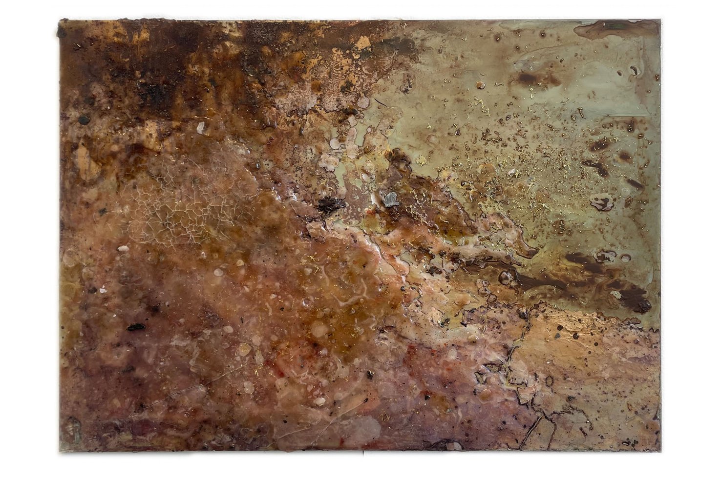  Mixed media on aluminium panel, 420 x 300mm 