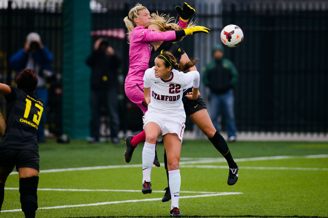 Jane Campbell (in pink) Stanford Women's Goalie, 14 shutouts, tied for the second-most in Stanford single-season history, and tied for 16th in NCAA Division I history.
