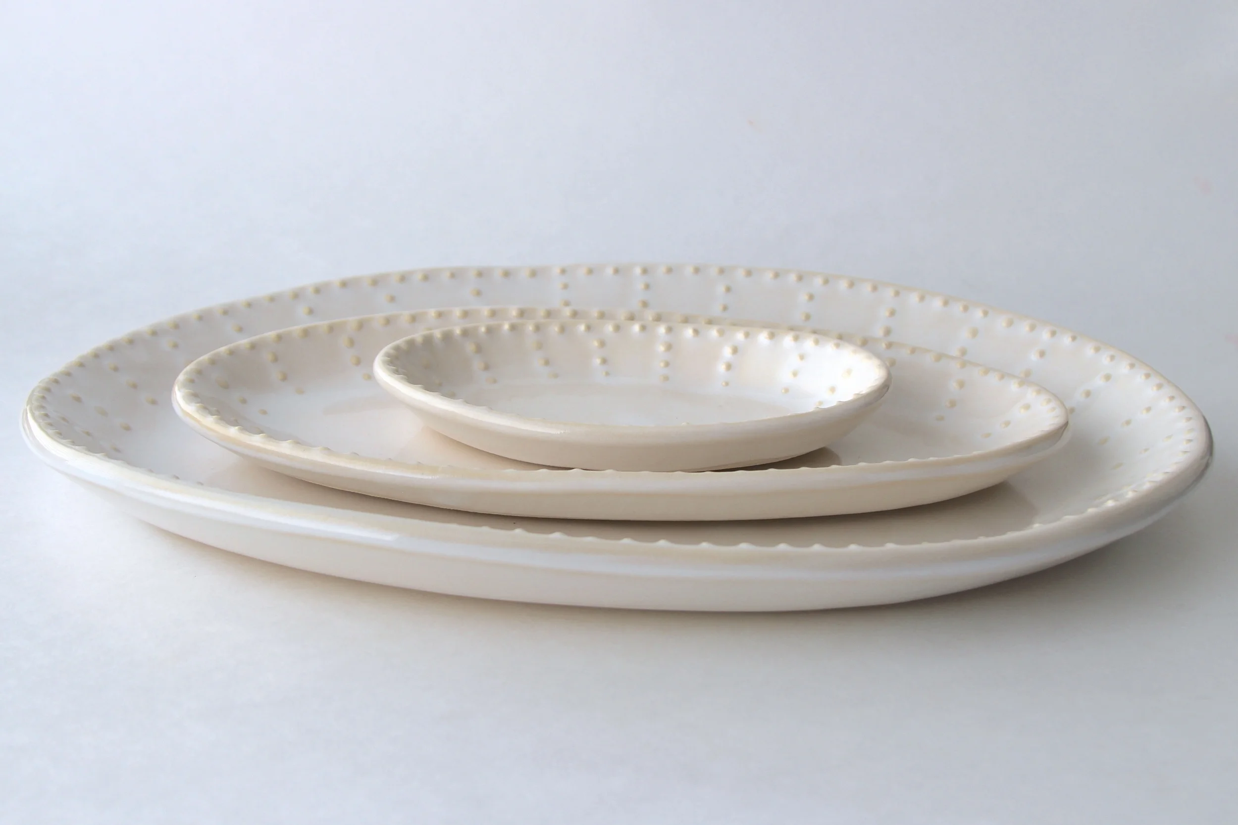 Large Oval Platter 16 Color Choices — Back Bay Pottery