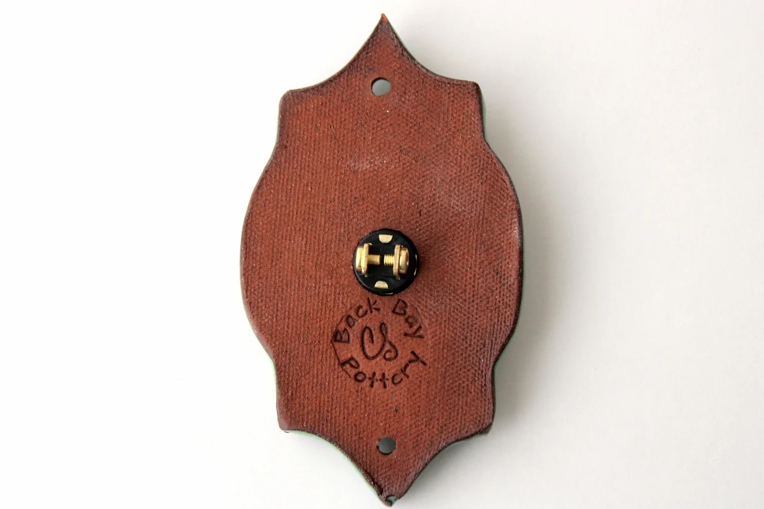 Moroccan Doorbell in Aqua Mist — Back Bay Pottery