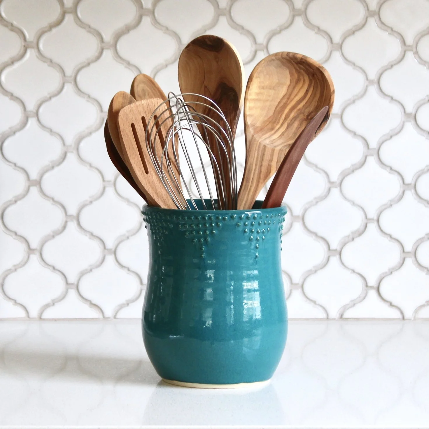 Large Utensil Holder / Vase - 16 Color Choices