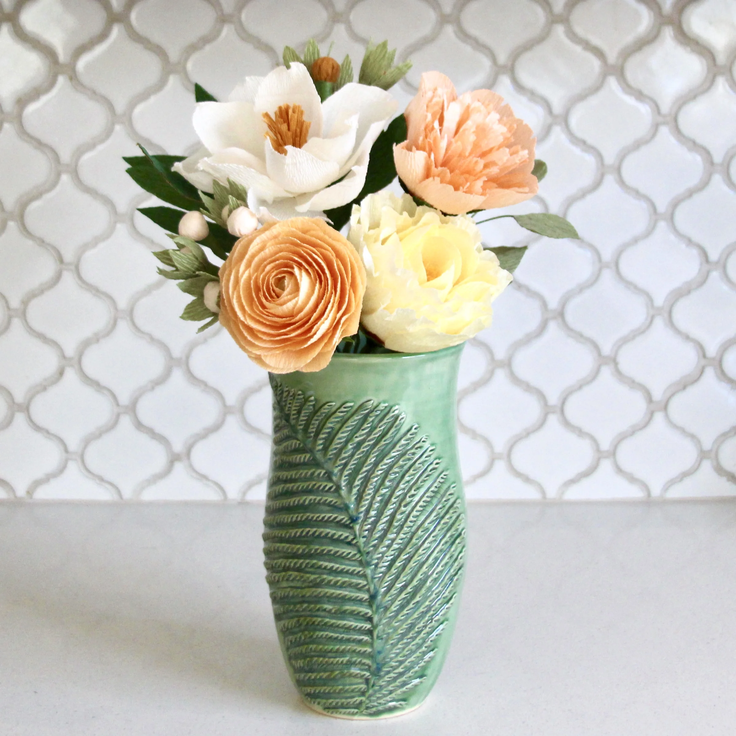 Fern Vase by Back Bay Pottery