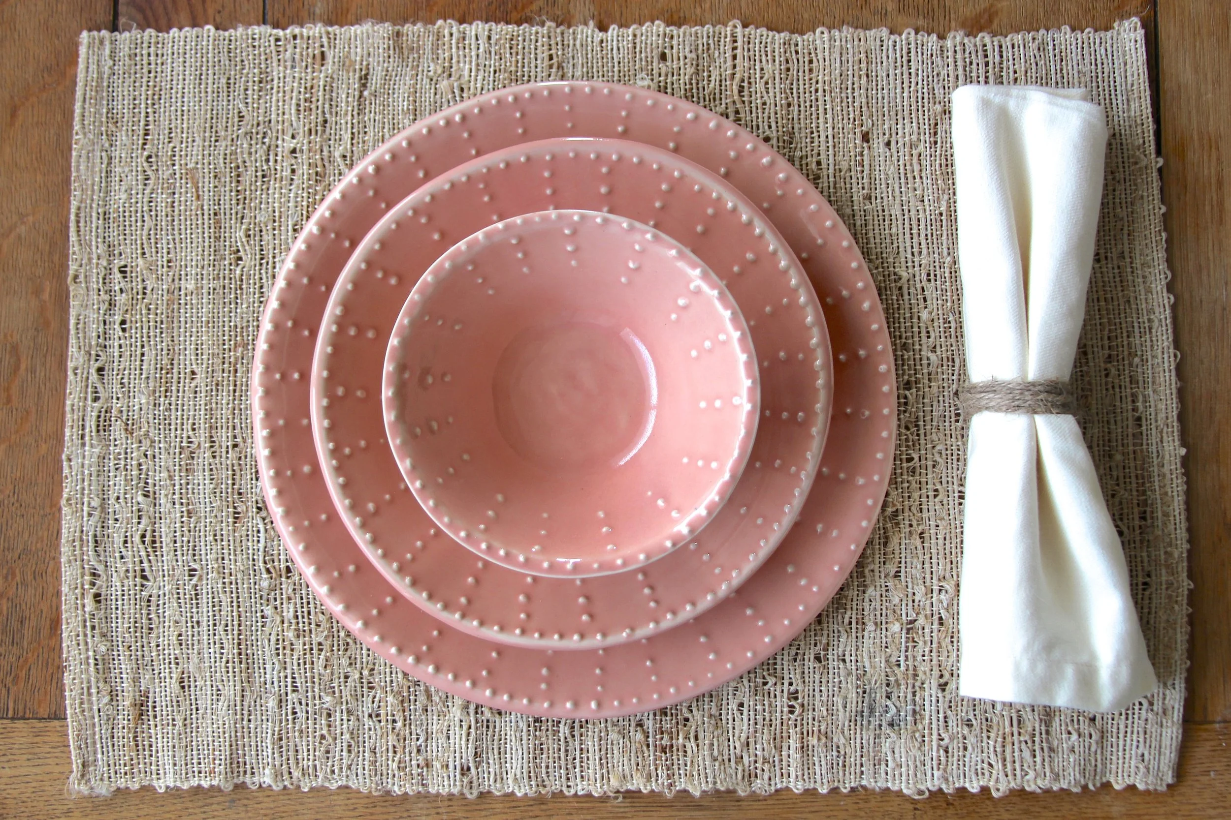 peach dinnerware.JPG