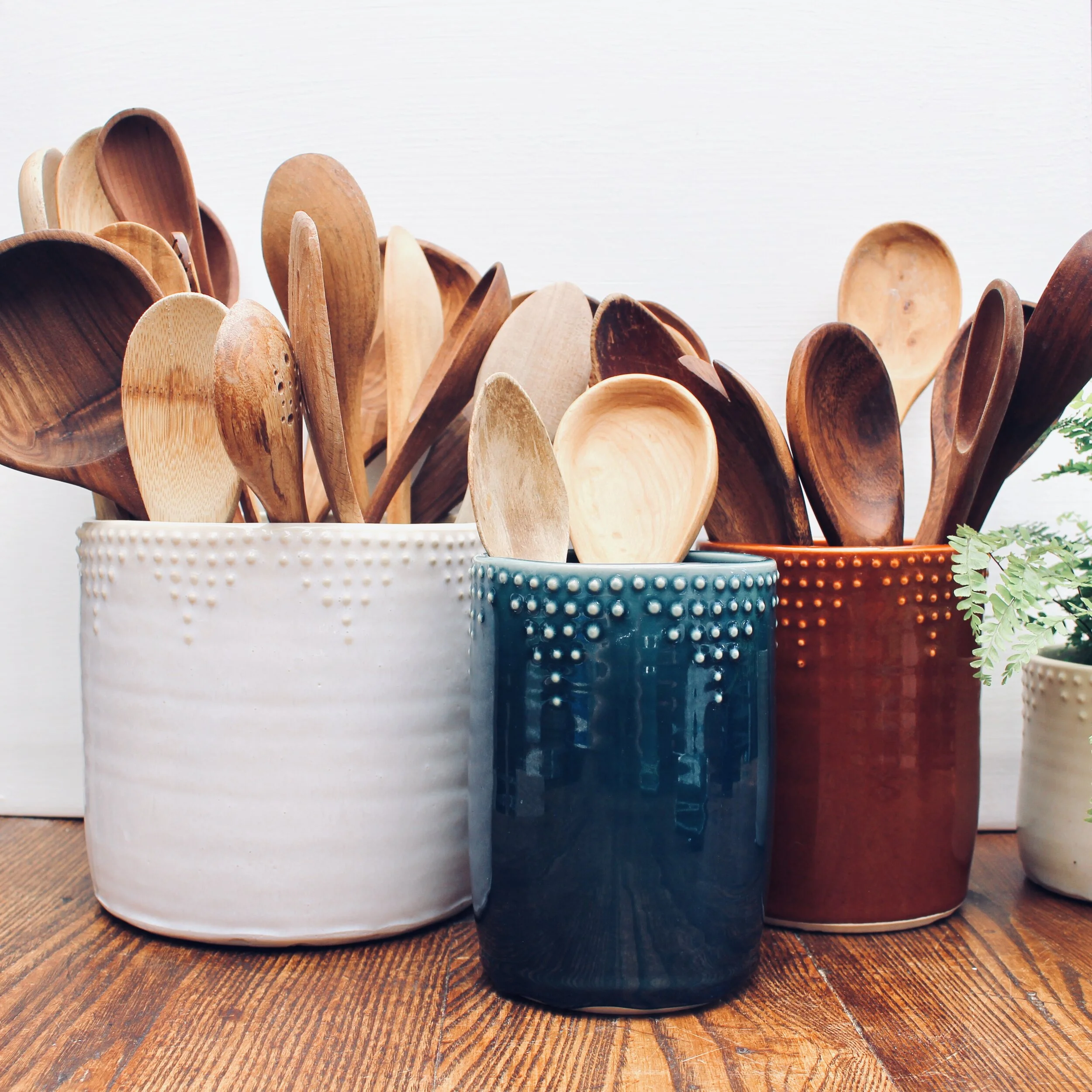 Mid Century Modern Utensil Holder