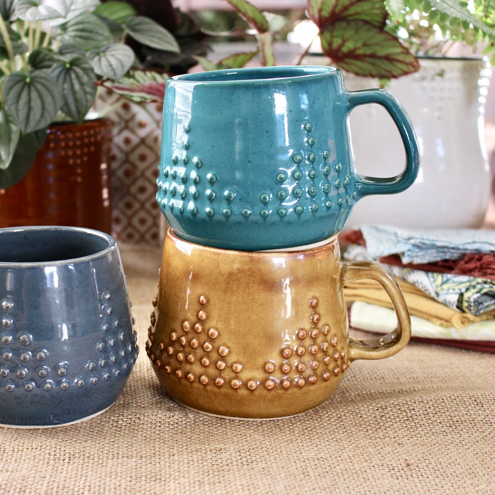 Mid Century Modern Mug  Back Bay Pottery