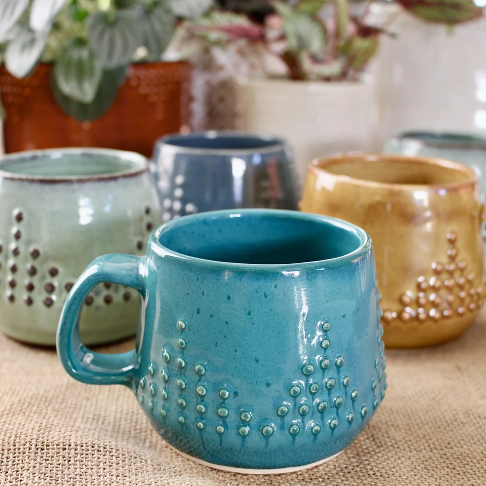 Mid Century Modern Mug  Back Bay Pottery