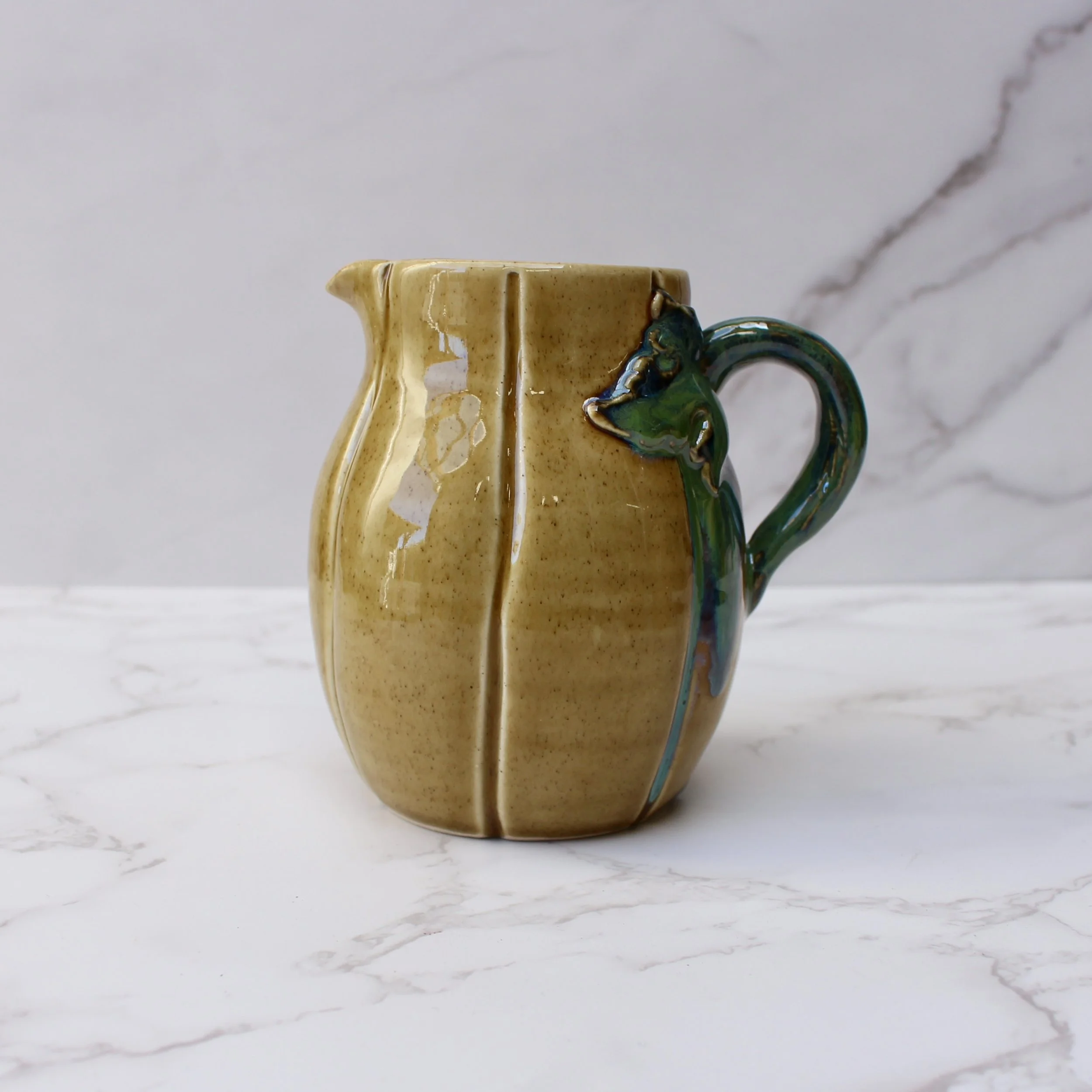 Pumpkin Gourd Creamer - Small Pitcher - READY TO SHIP