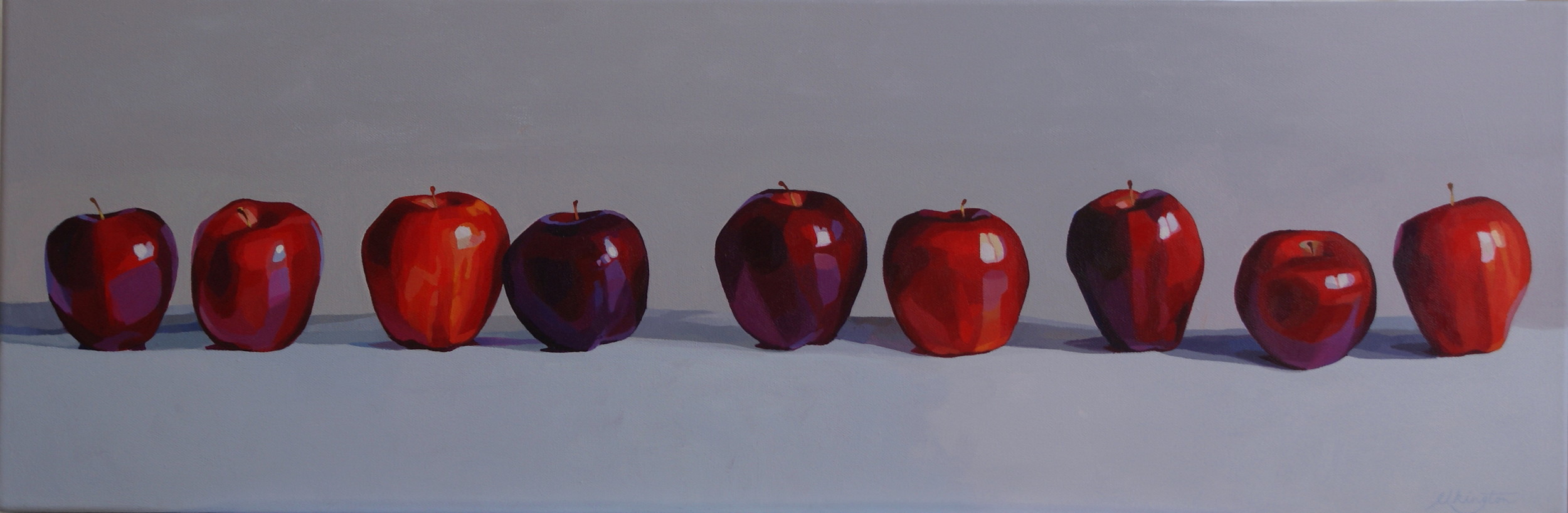 Nine Red Apples