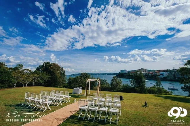 Wedding Ceremony . Little Manly Point