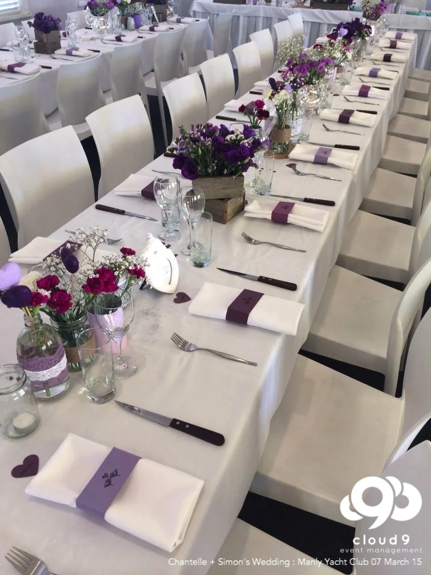 Wedding Reception - Formal Table Setting