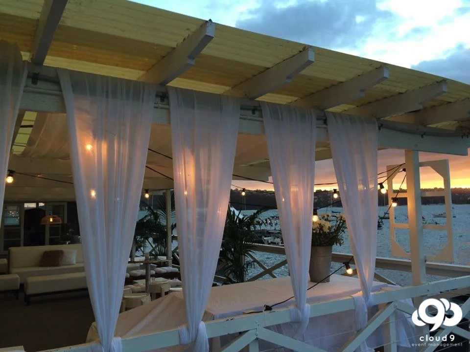 Sunset Wedding Reception - Balcony reception