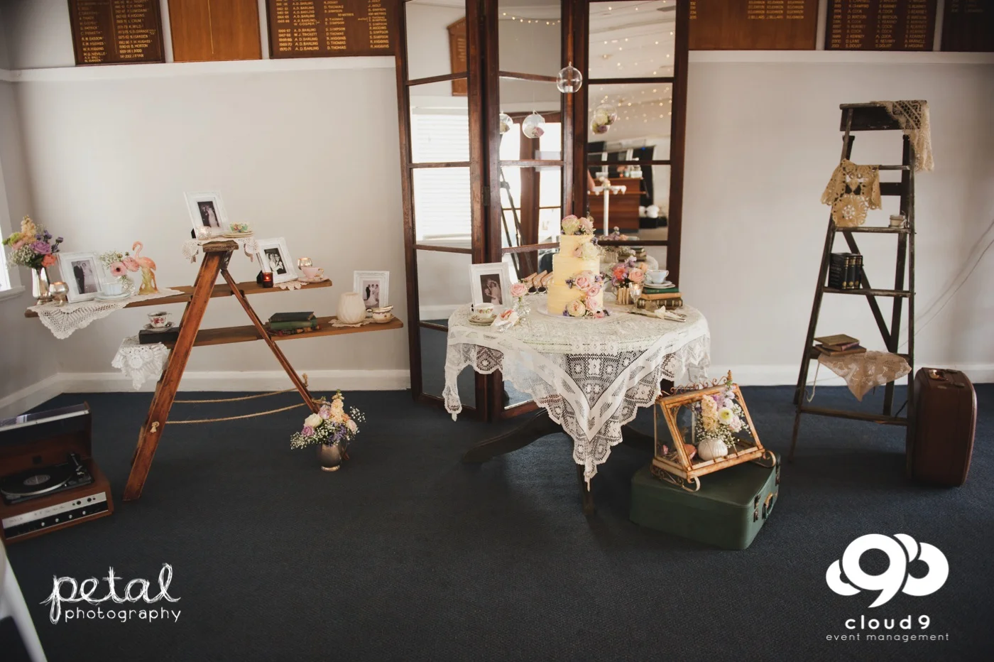 Vintage Styled Cake Table