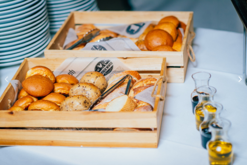 Fresh Bread Rolls Buffet Catering