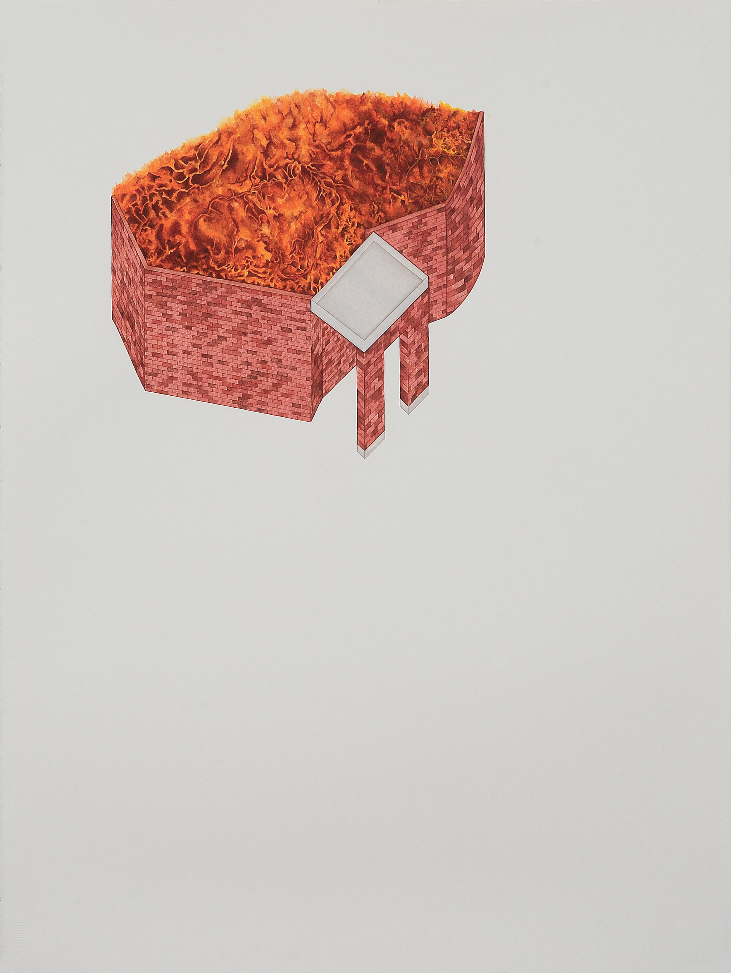Untitled Gouache and watercolour on paper 57 x 75 cm 2014