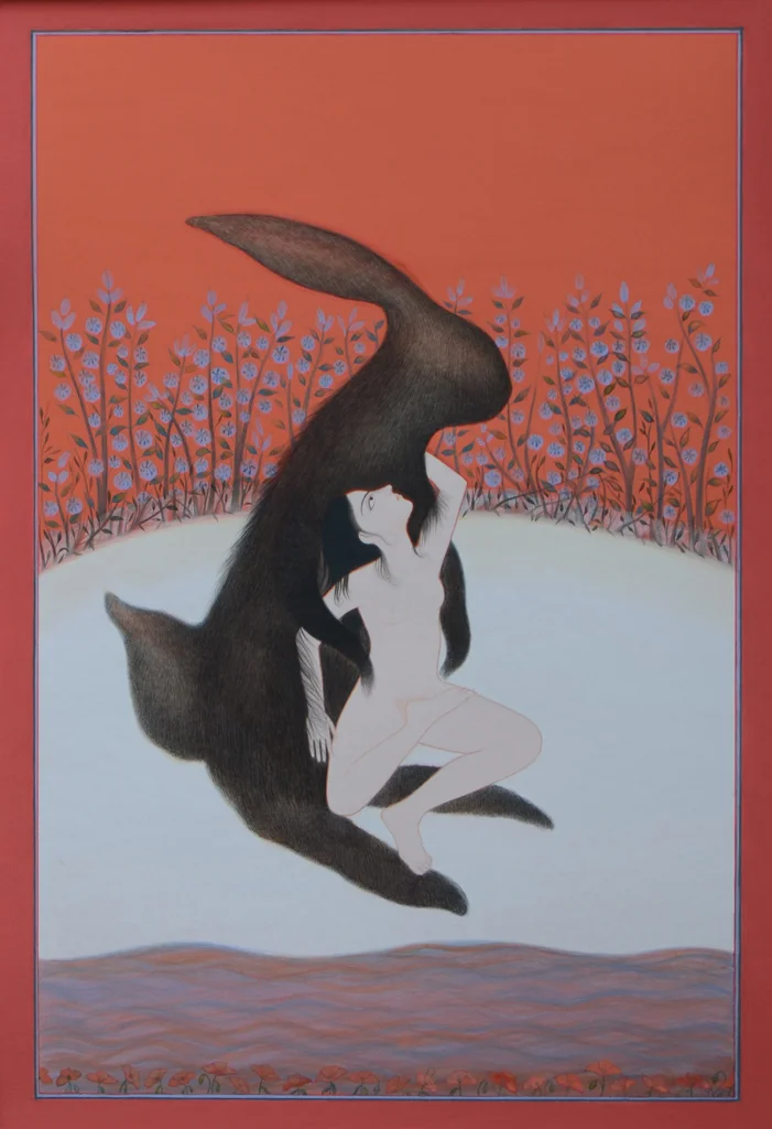 Untitled Gouache on Wasli paper 20 x 30 cm 2011