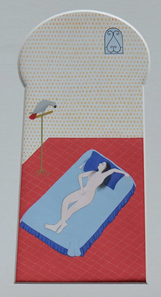 Untitled Gouache on Wasli paper 12 x 24 cm 2011