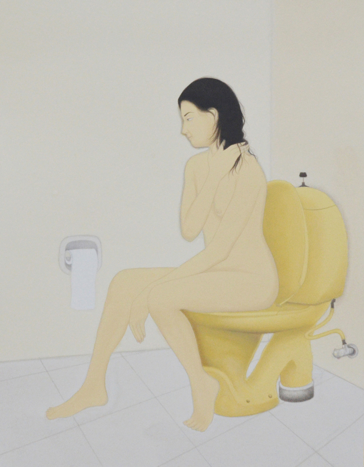 Untitled Opaque watercolour on Wasli paper 18 x 23 cm 2011