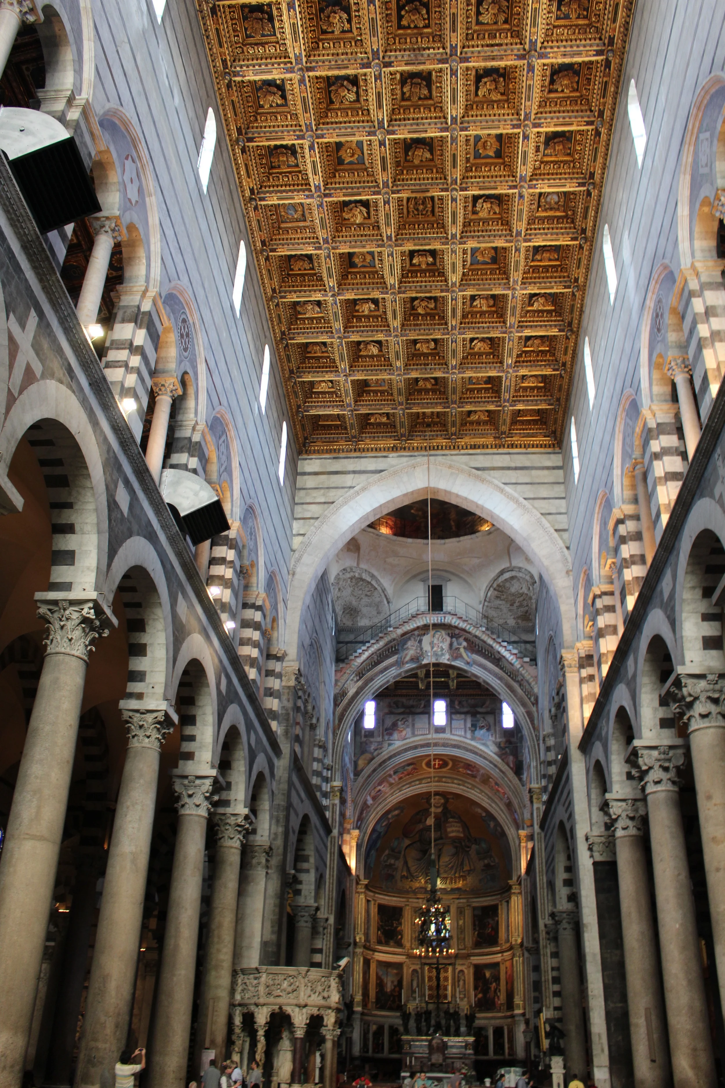 Inside the Pisa Cathedral