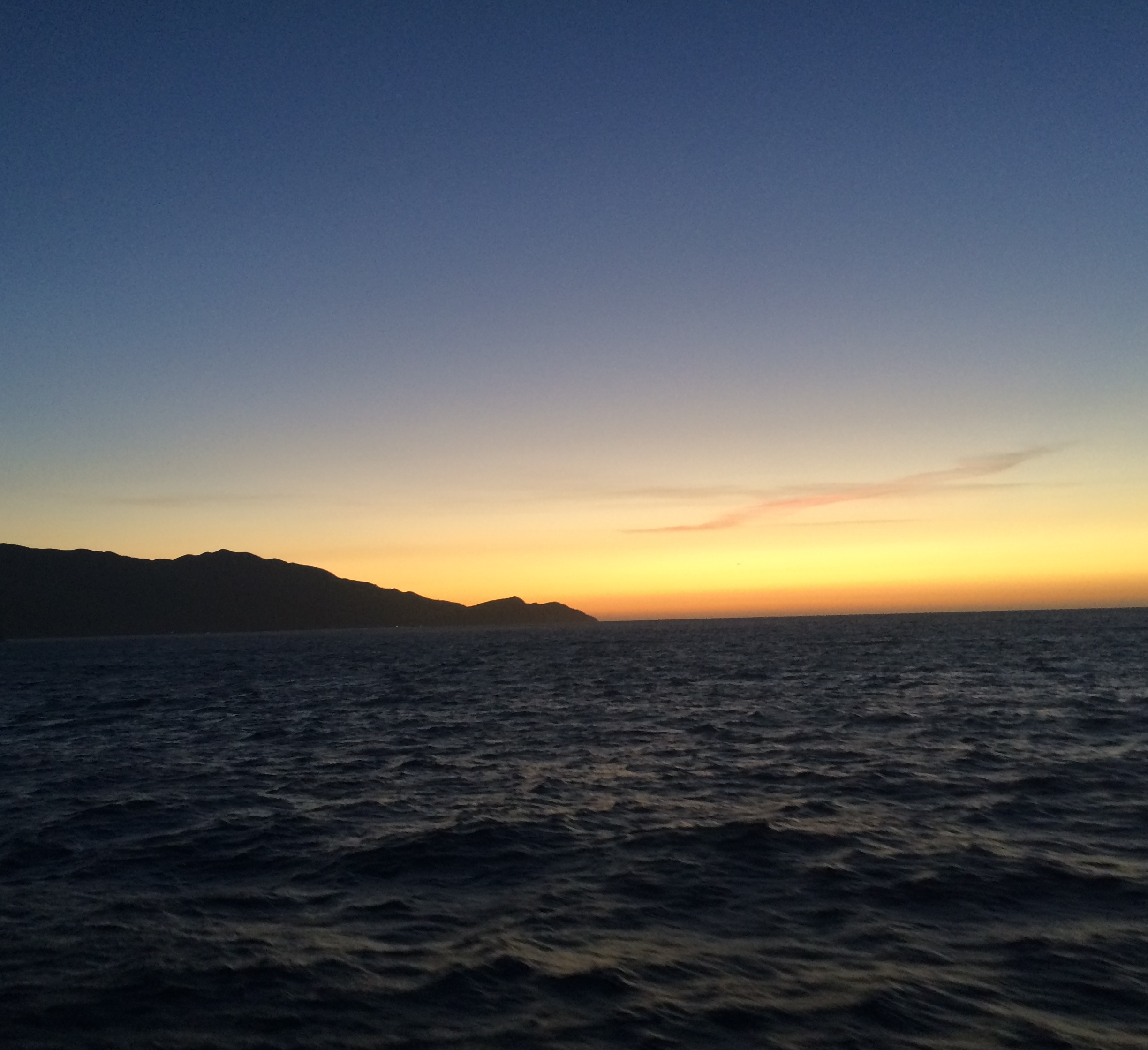 On the Catalina Express on the way to Catalina
