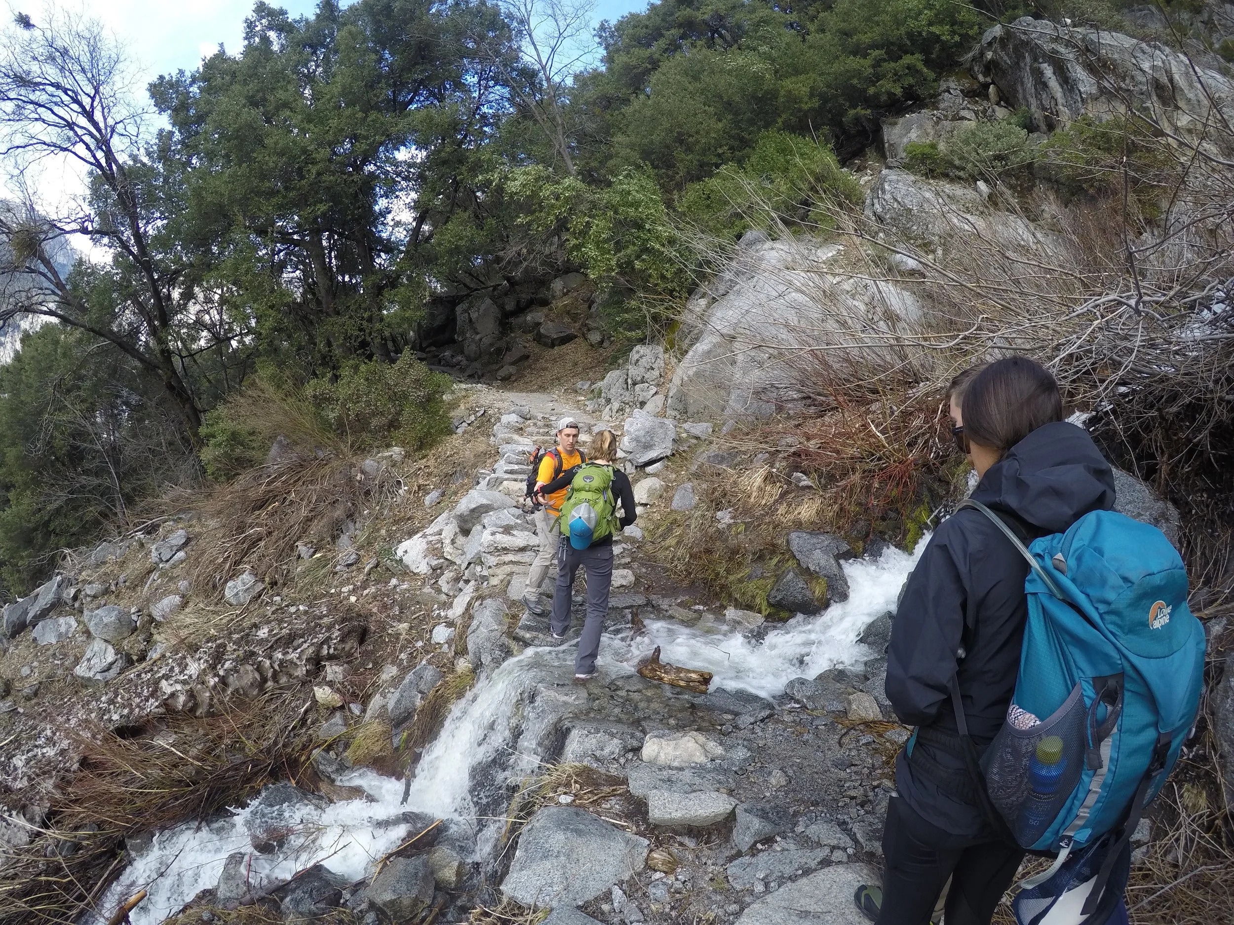 Fun fact: I used to hate crossing streams on the trails. Now, I love it!
