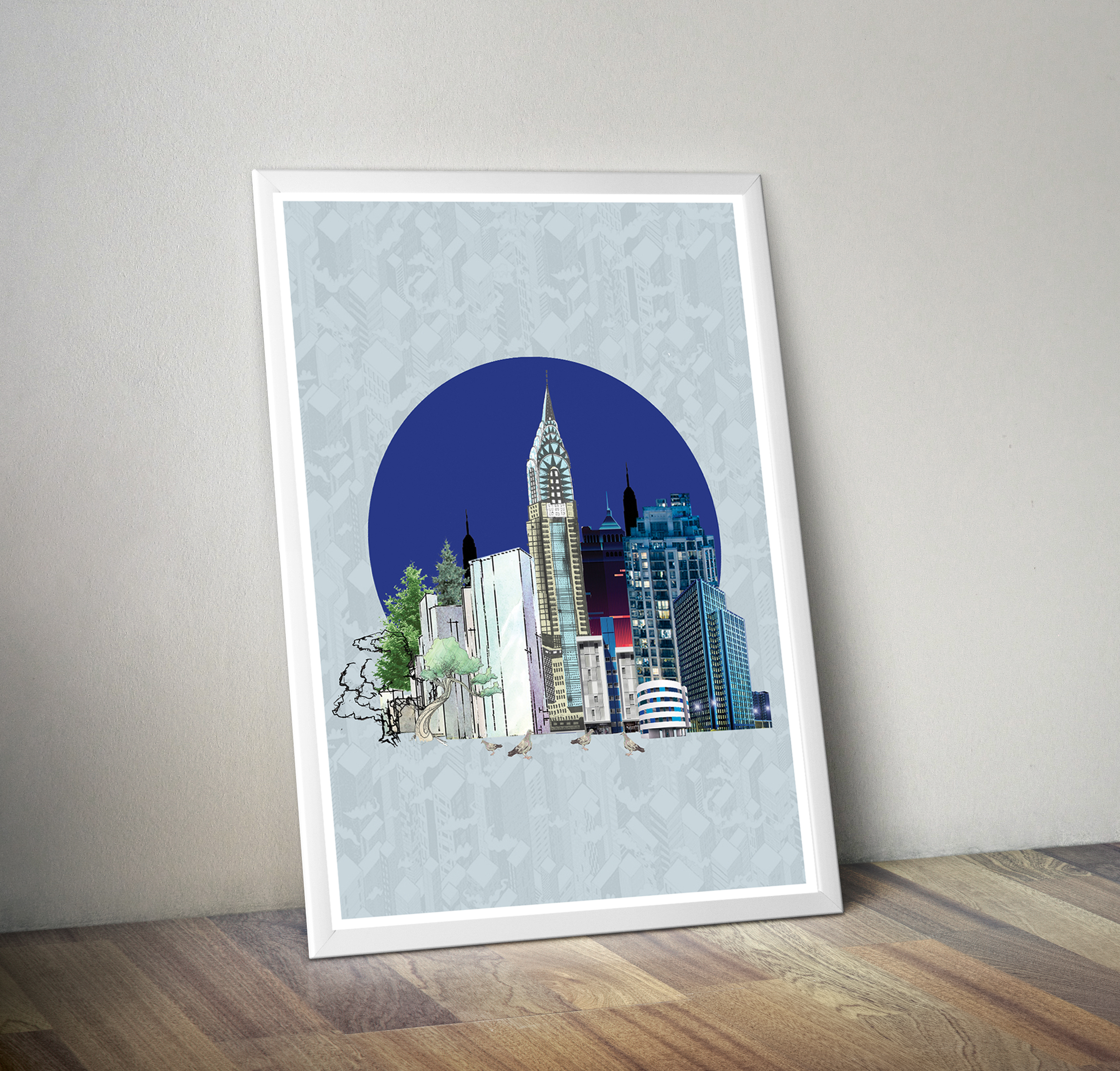Urbanization Print Poster