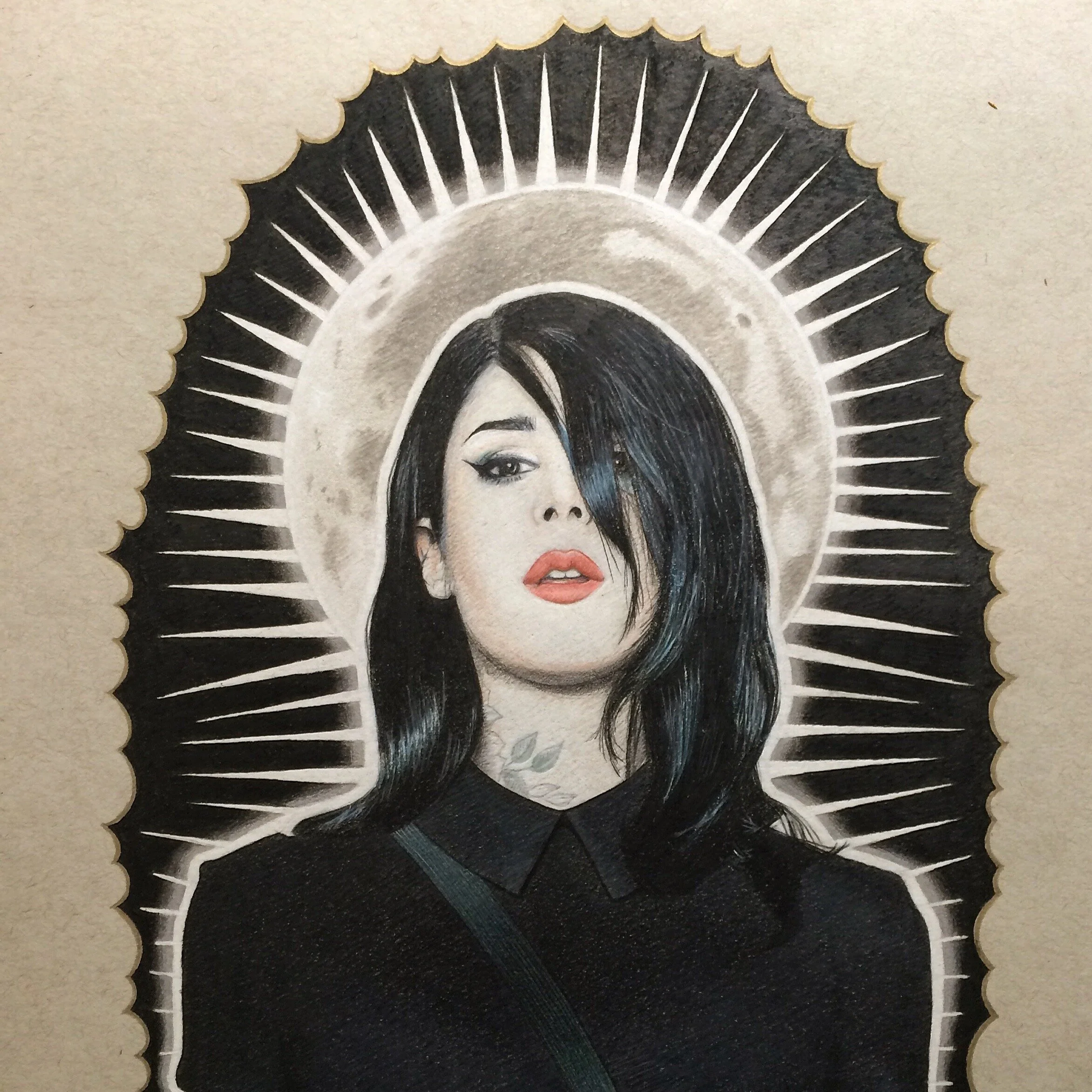 Kat Von D - Colored Pencil