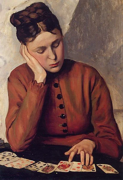“The Fortune Teller” by Frédéric Bazille (1841-1870)