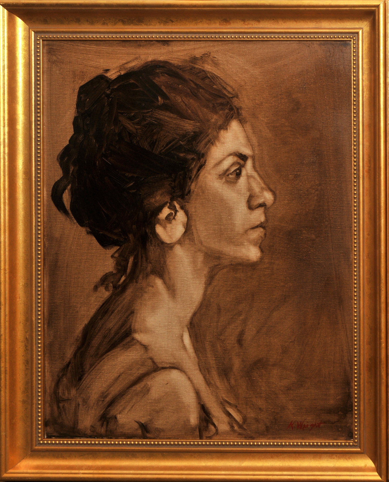 PORTRAIT OF A YOUNG WOMAN – 18"x24"