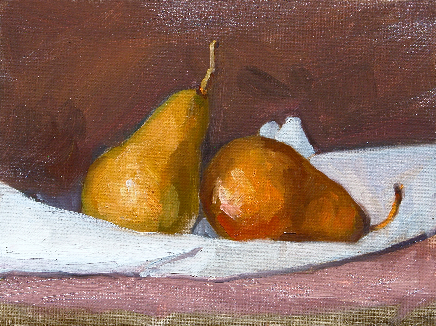 STUDY OF PEARS – 12"x9"