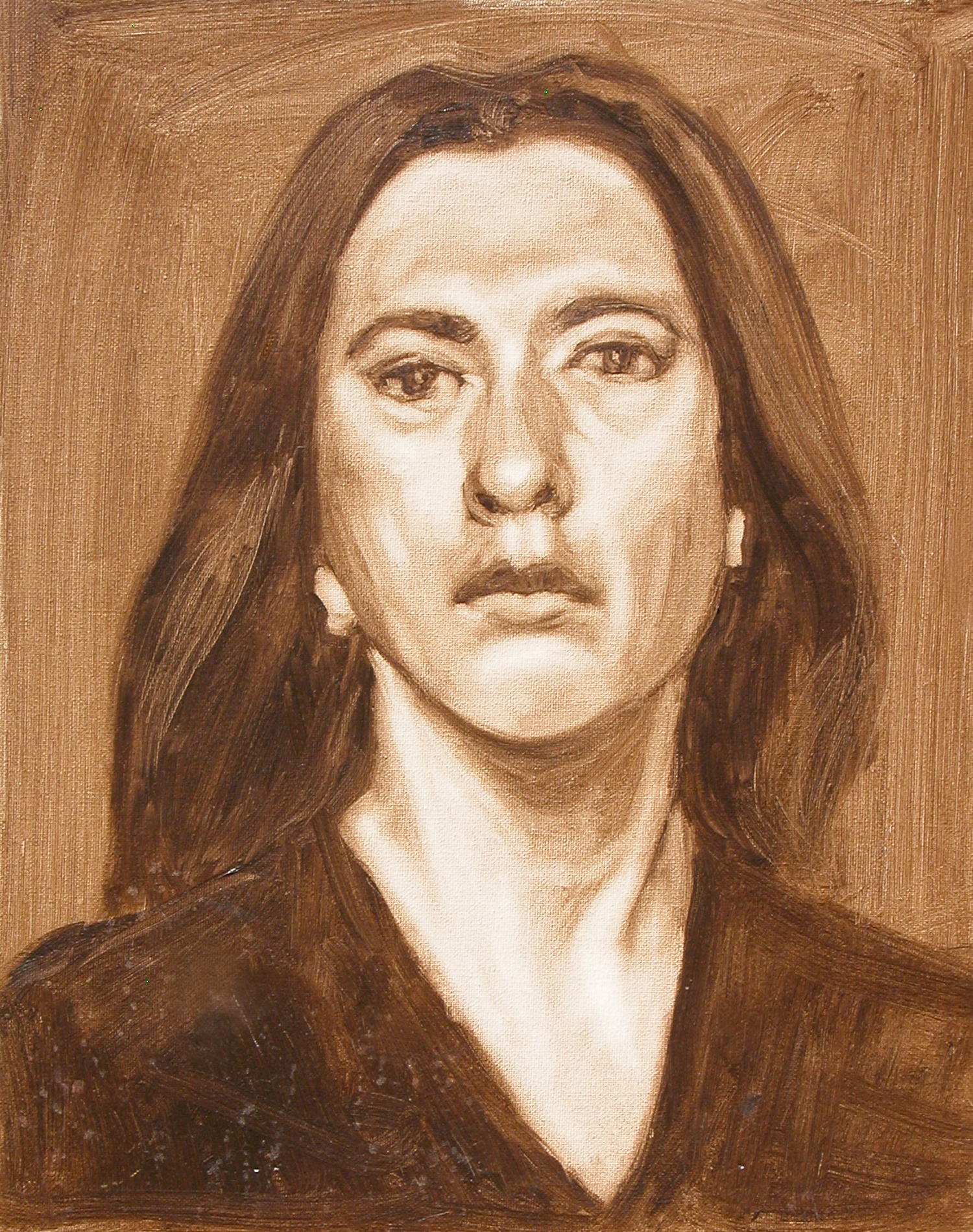 STUDY OF YOUNG WOMAN #3 – 11"x24"