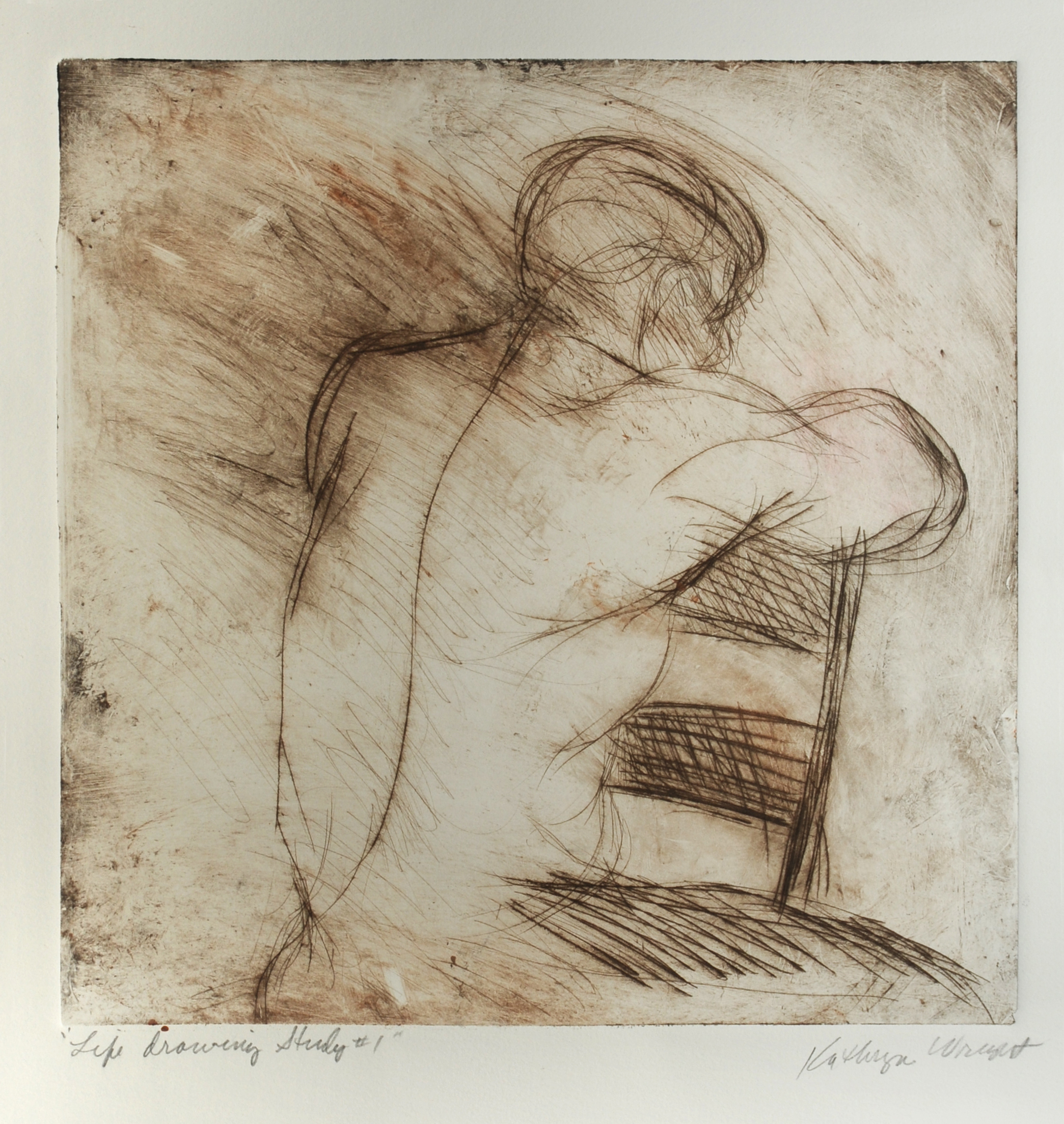 LIFE DRAWING STUDY #1 – 10"x10"