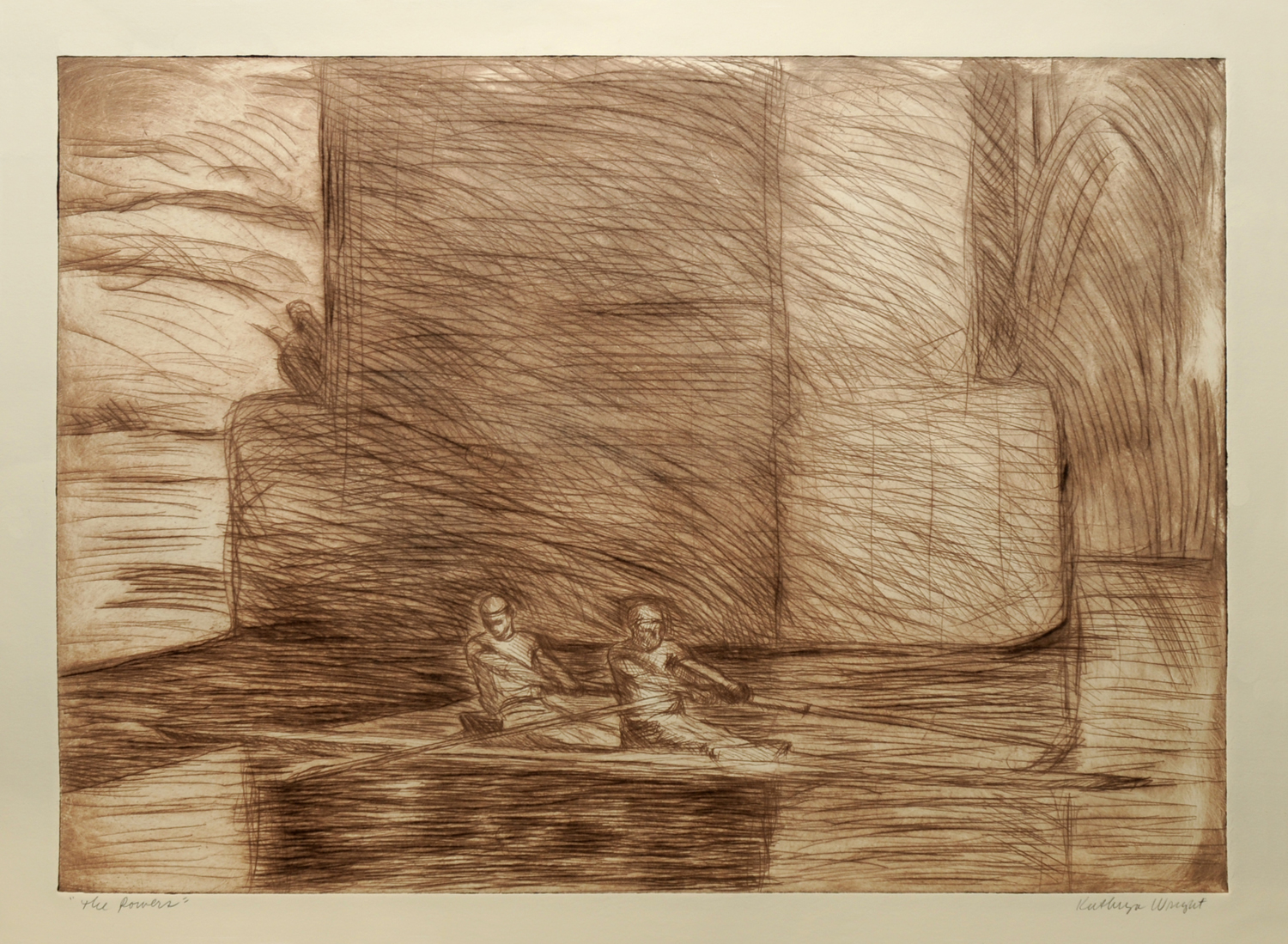 THE ROWERS – EAKINS STUDY – 24"x18"