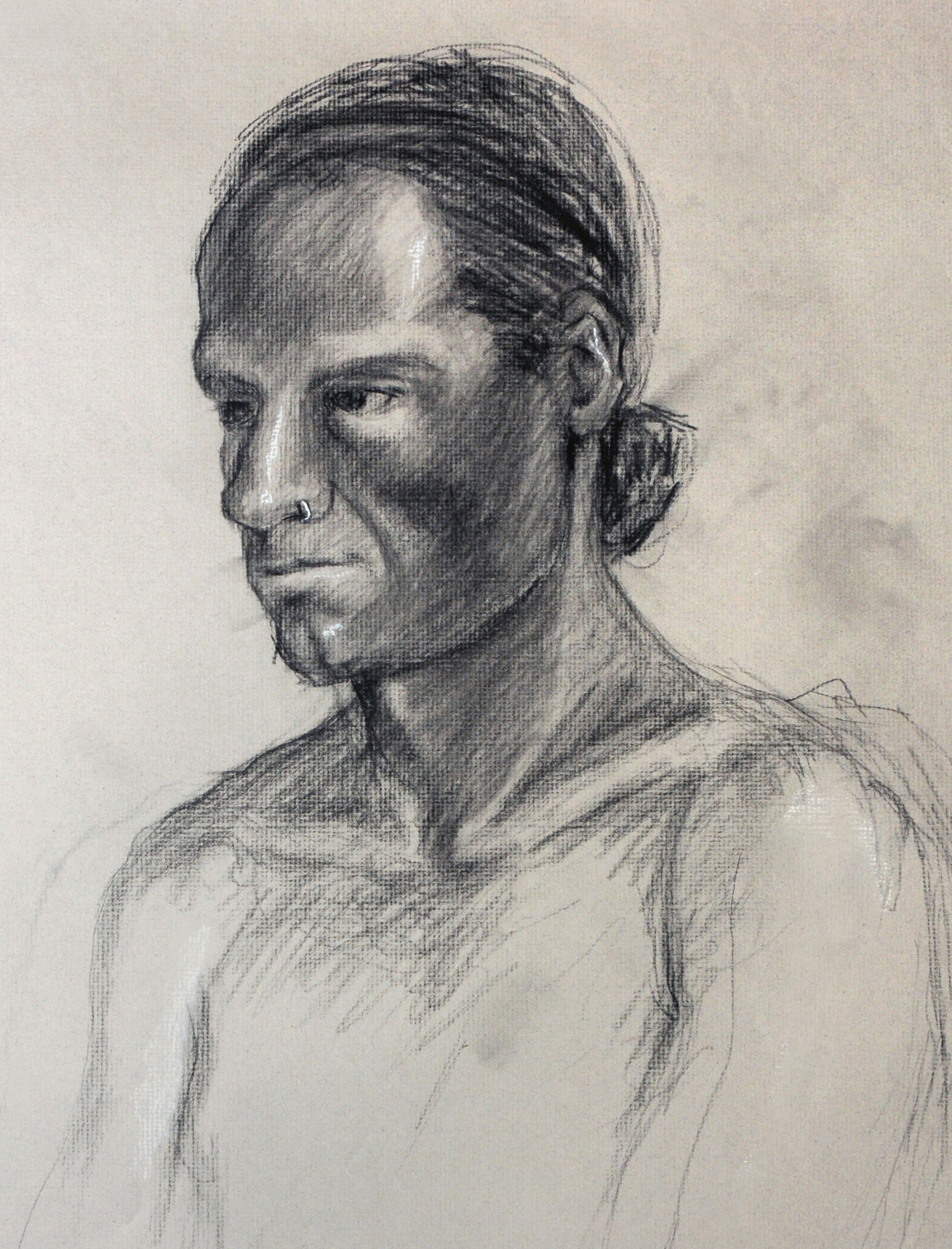 HEAD STUDY AT PENNSYLVANIA ACADEMY OF FINE ARTS #2